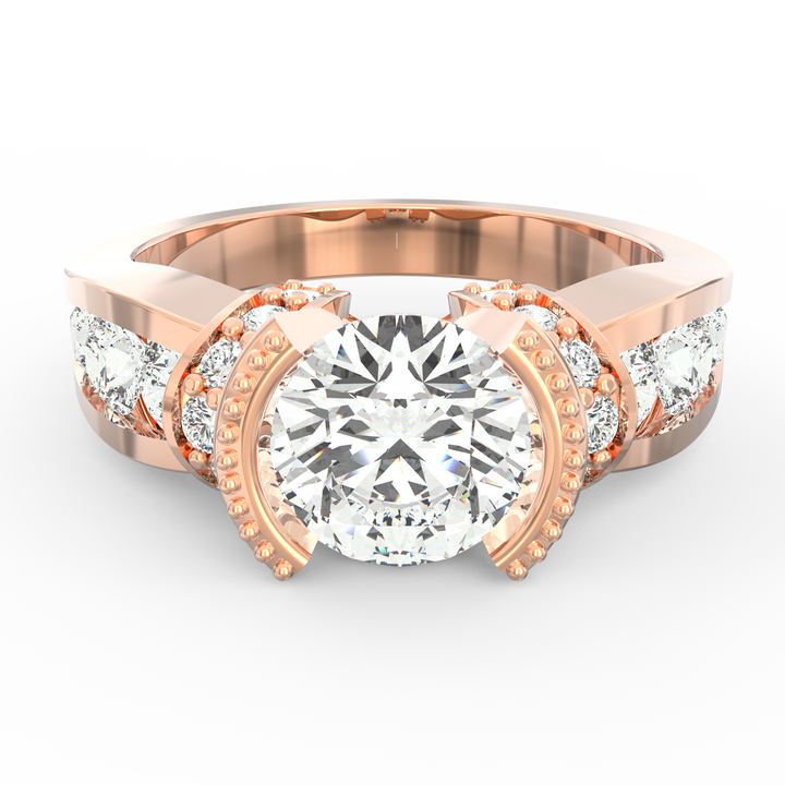 Timeless Allure Round Diamond Solitaire Wedding Band