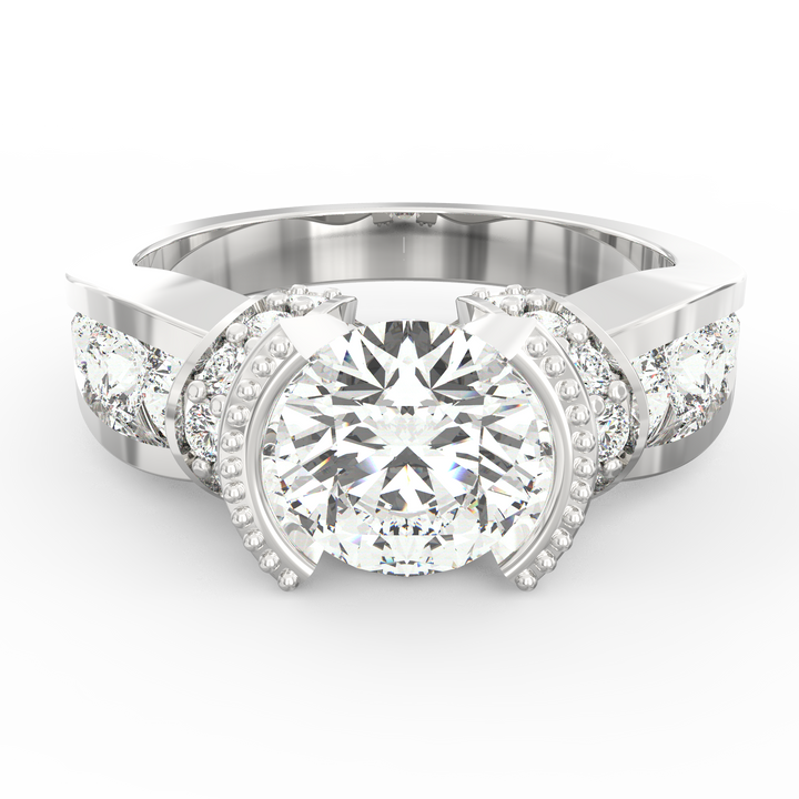 Timeless Allure Round Diamond Solitaire Wedding Band