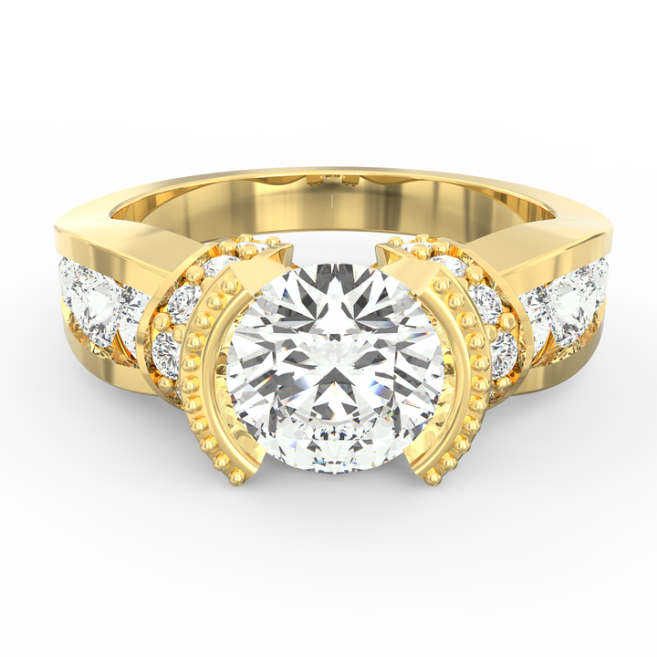 Timeless Allure Round Diamond Solitaire Wedding Band