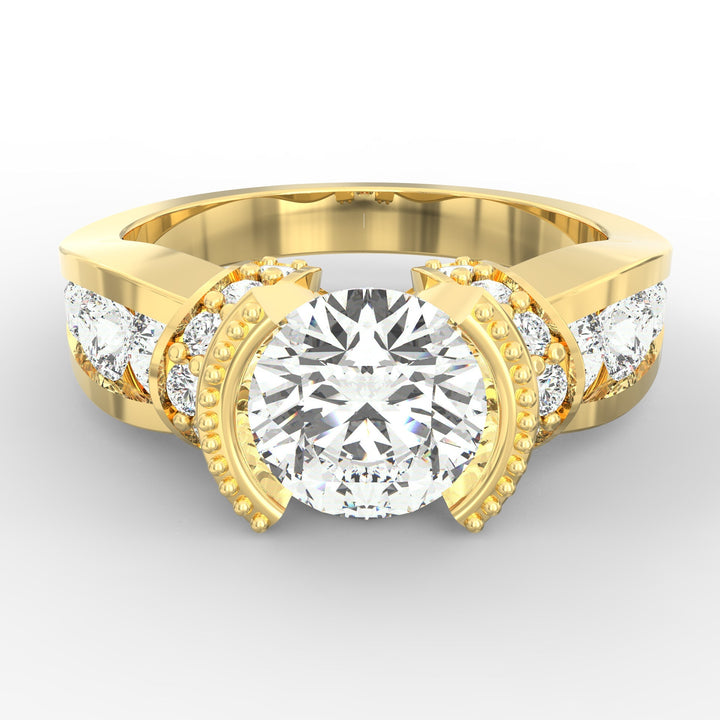 Timeless Allure Round Diamond Solitaire Wedding Band