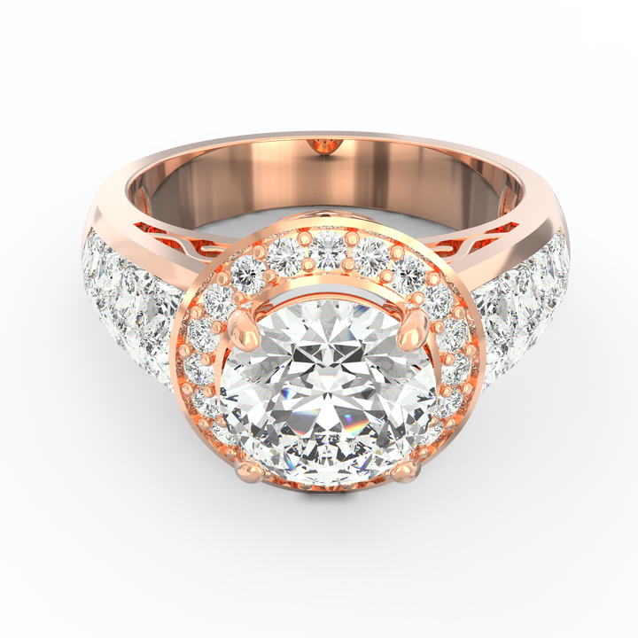 Infinite Glamour Solitaire Diamond Wedding Band