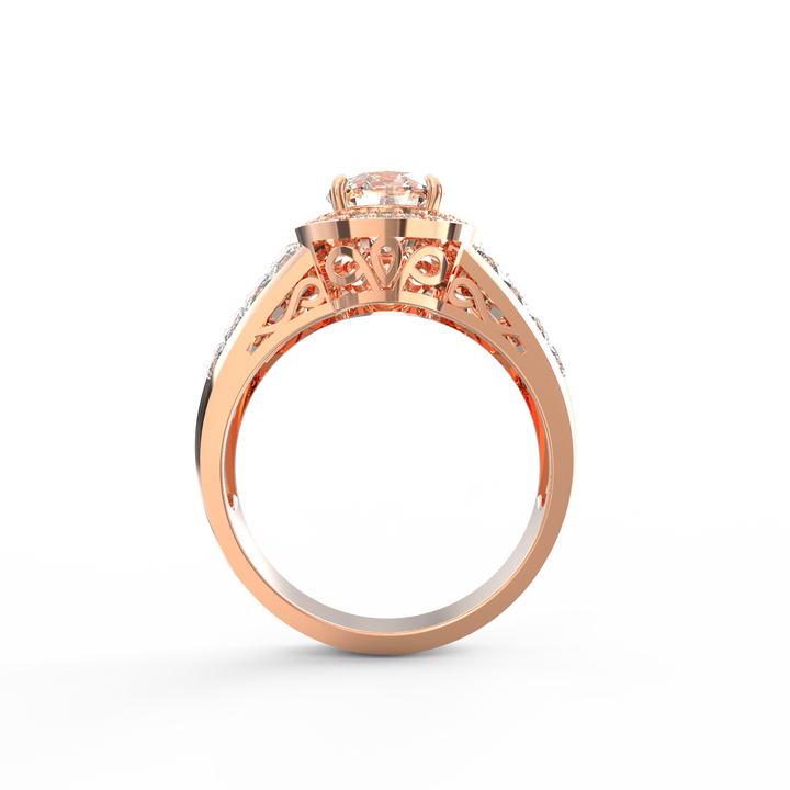 Infinite Glamour Solitaire Diamond Wedding Band
