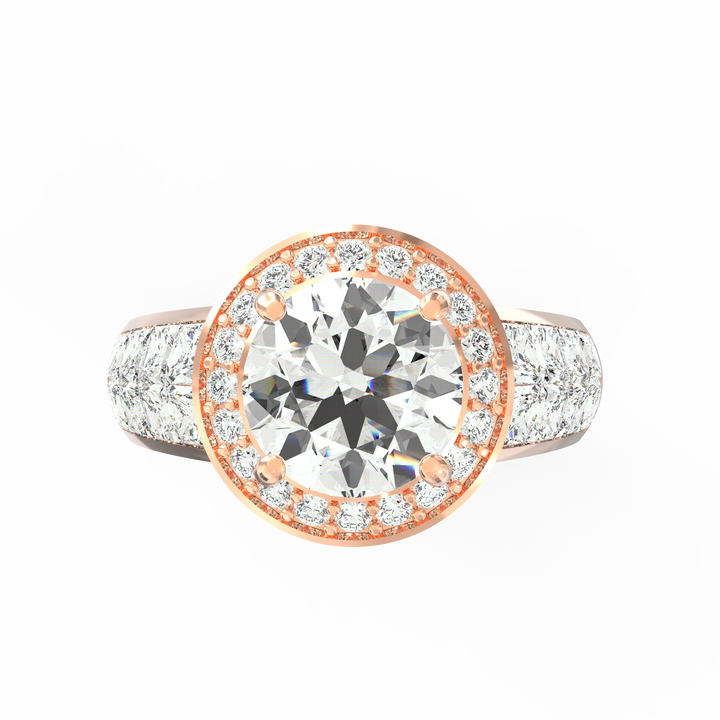 Infinite Glamour Solitaire Diamond Wedding Band