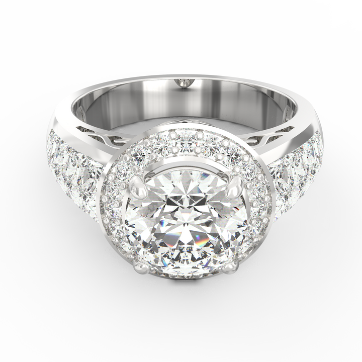 Infinite Glamour Solitaire Diamond Wedding Band
