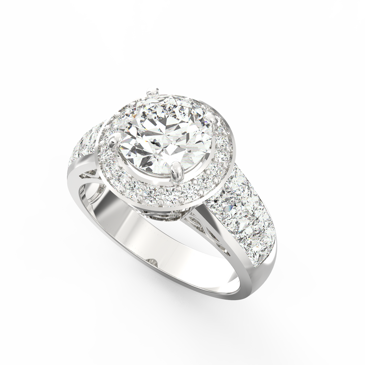 Infinite Glamour Solitaire Diamond Wedding Band