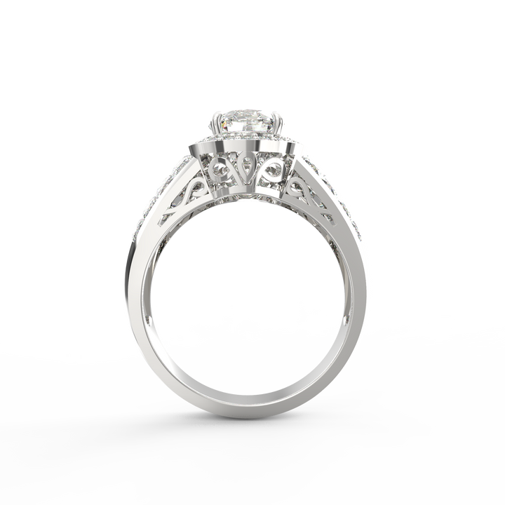Infinite Glamour Solitaire Diamond Wedding Band