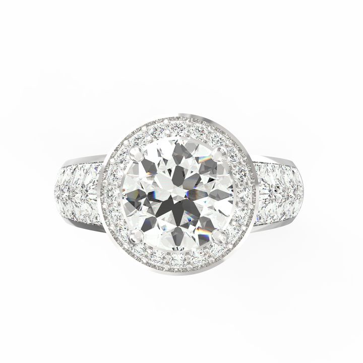 Infinite Glamour Solitaire Diamond Wedding Band