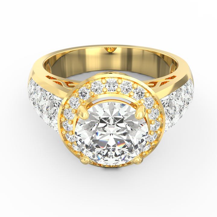 Infinite Glamour Solitaire Diamond Wedding Band