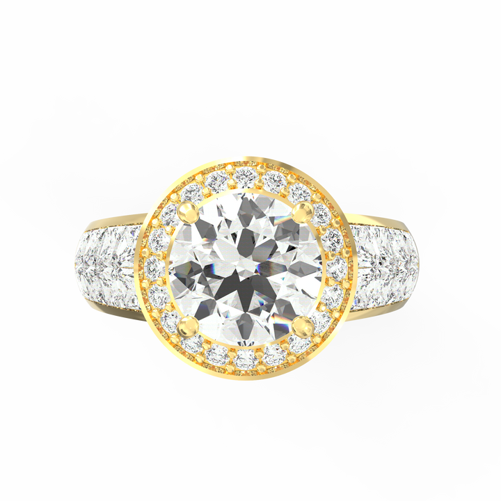 Infinite Glamour Solitaire Diamond Wedding Band