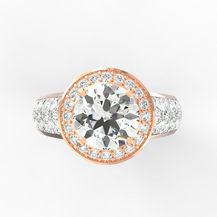Infinite Glamour Solitaire Diamond Wedding Band