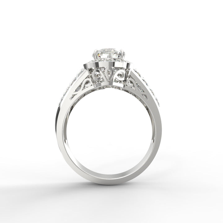 Infinite Glamour Solitaire Diamond Wedding Band