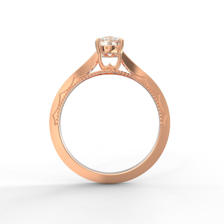 Timeless Devotion Diamond Solitaire Proposal Ring