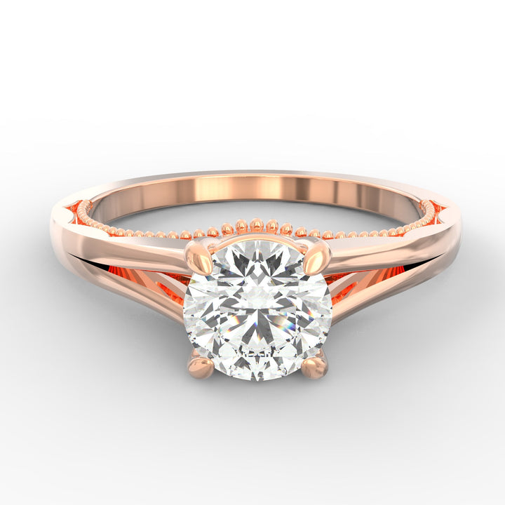 Timeless Devotion Diamond Solitaire Proposal Ring