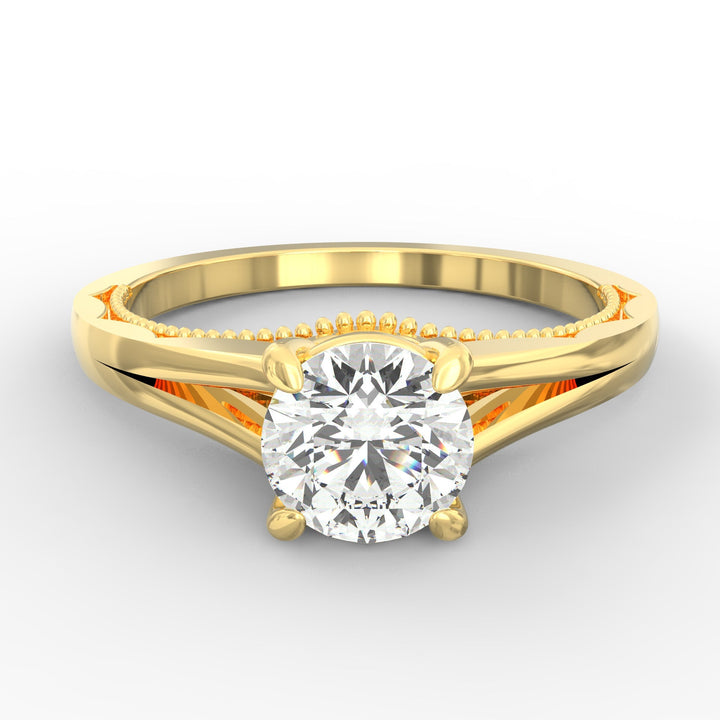 Timeless Devotion Diamond Solitaire Proposal Ring