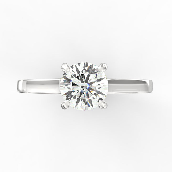 Radiant Purity Solitaire Engagement / Proposal Ring