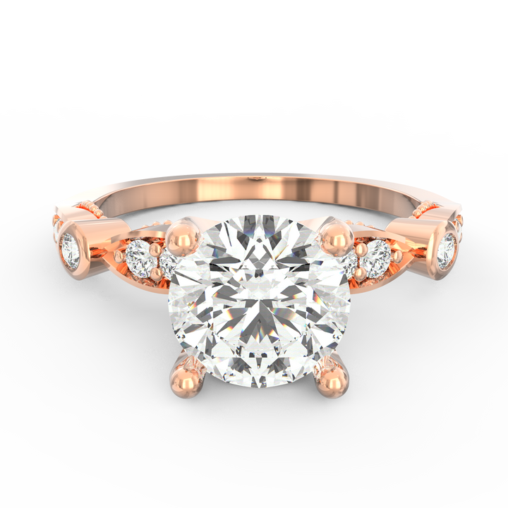 Infinite Romance Diamond Solitaire Proposal Ring