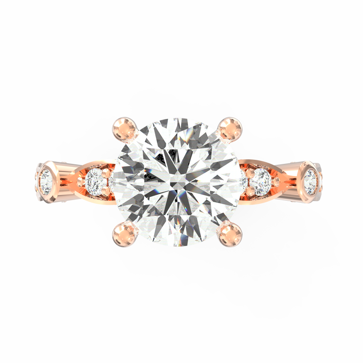 Infinite Romance Diamond Solitaire Proposal Ring