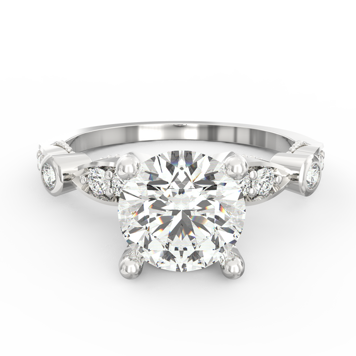Infinite Romance Diamond Solitaire Proposal Ring