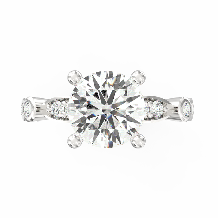 Infinite Romance Diamond Solitaire Proposal Ring