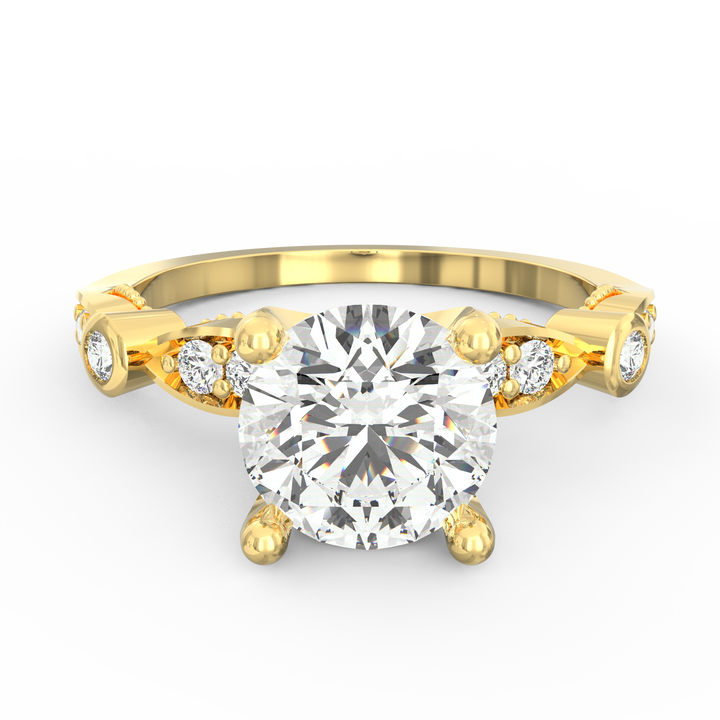 Infinite Romance Diamond Solitaire Proposal Ring