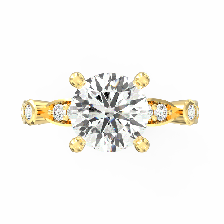 Infinite Romance Diamond Solitaire Proposal Ring