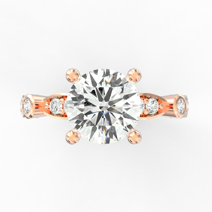 Infinite Romance Diamond Solitaire Proposal Ring
