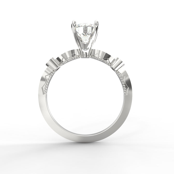 Infinite Romance Diamond Solitaire Proposal Ring