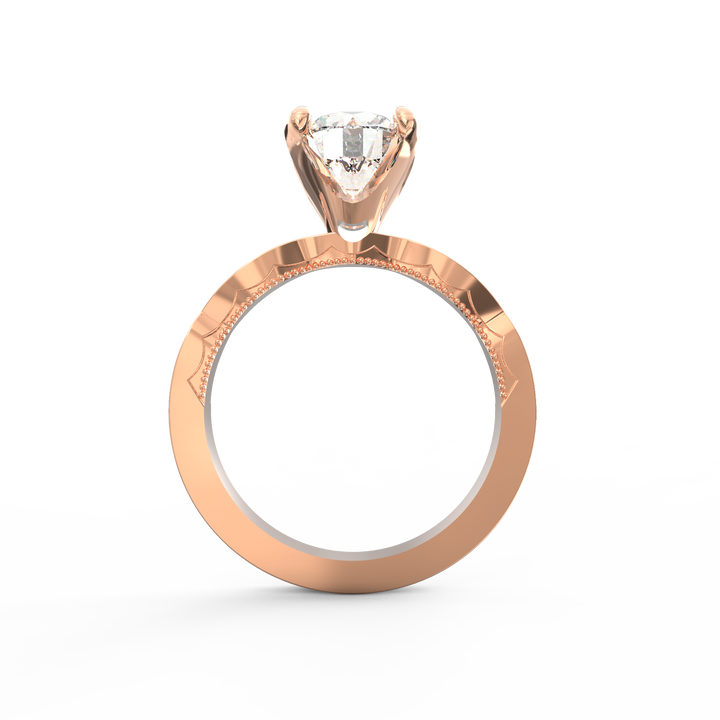 Whisper of Forever Diamond Solitaire Proposal Ring