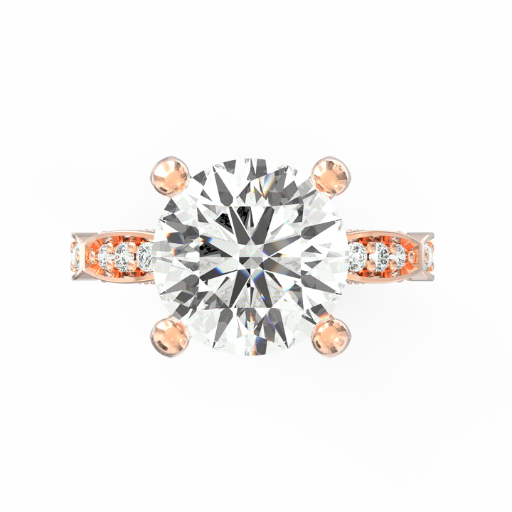 Whisper of Forever Diamond Solitaire Proposal Ring