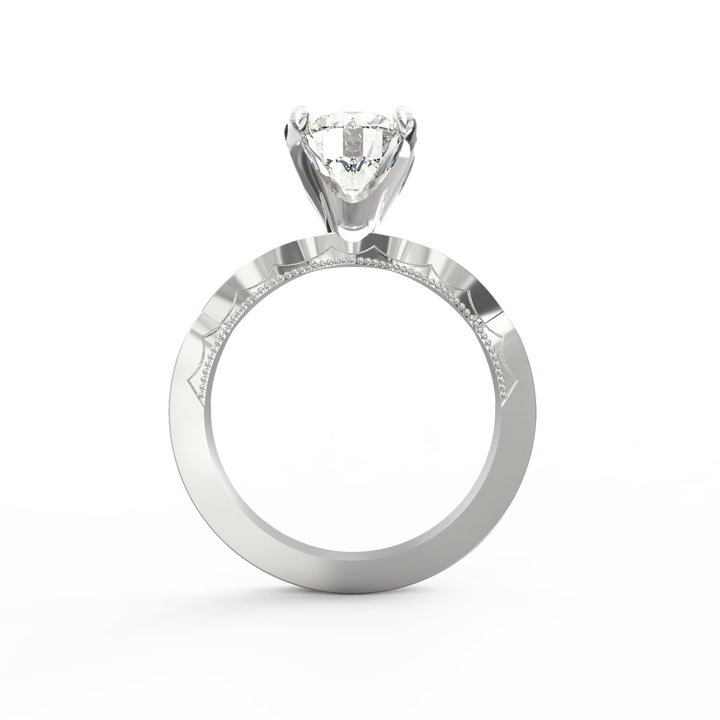 Whisper of Forever Diamond Solitaire Proposal Ring