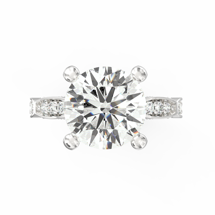Whisper of Forever Diamond Solitaire Proposal Ring