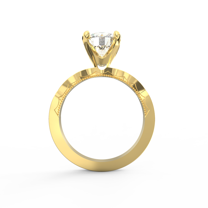 Whisper of Forever Diamond Solitaire Proposal Ring