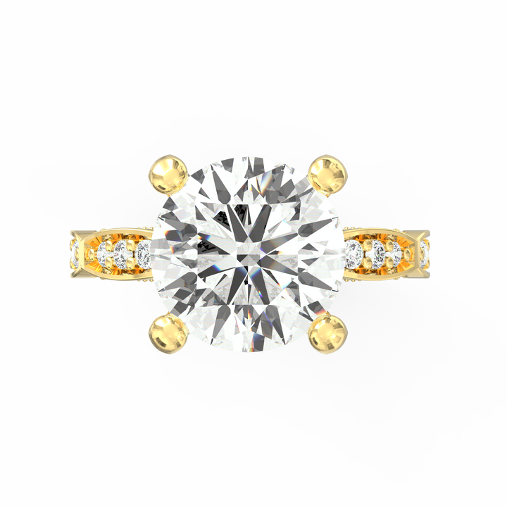 Whisper of Forever Diamond Solitaire Proposal Ring