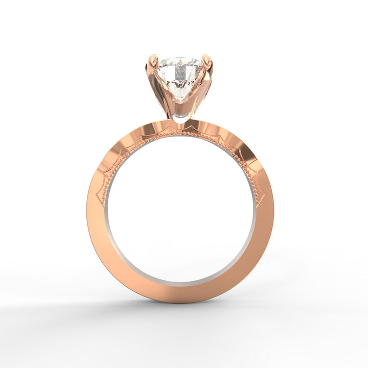 Whisper of Forever Diamond Solitaire Proposal Ring
