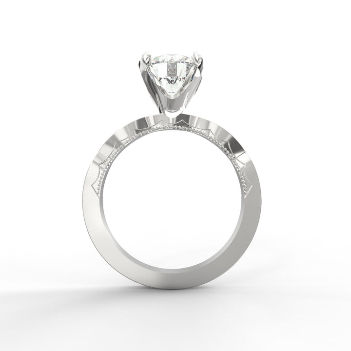 Whisper of Forever Diamond Solitaire Proposal Ring