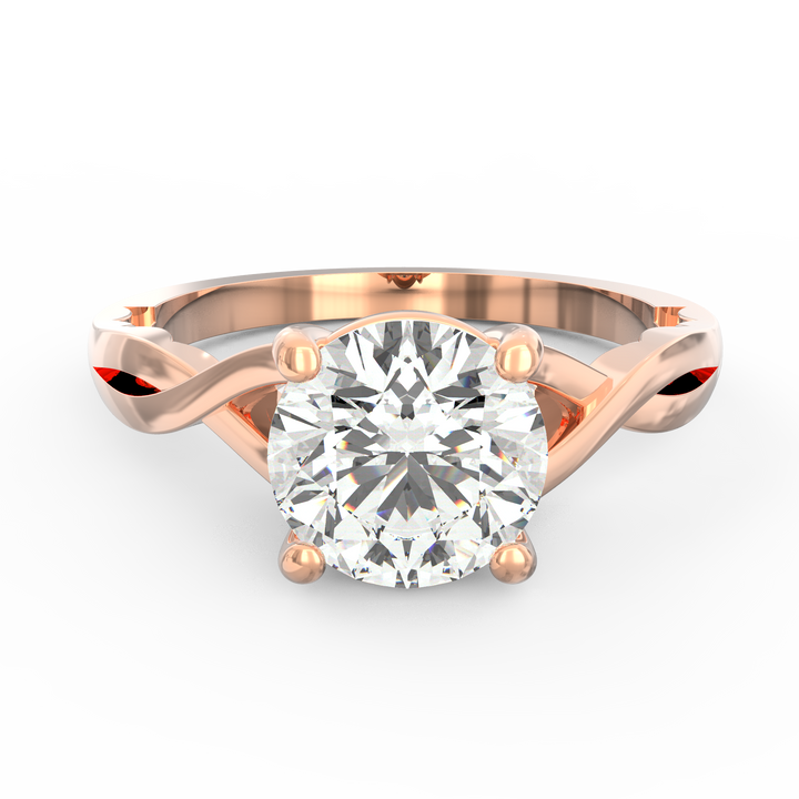 Infinite Serenity Solitaire Engagement / Proposal Band