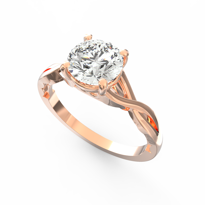 Infinite Serenity Solitaire Engagement / Proposal Band