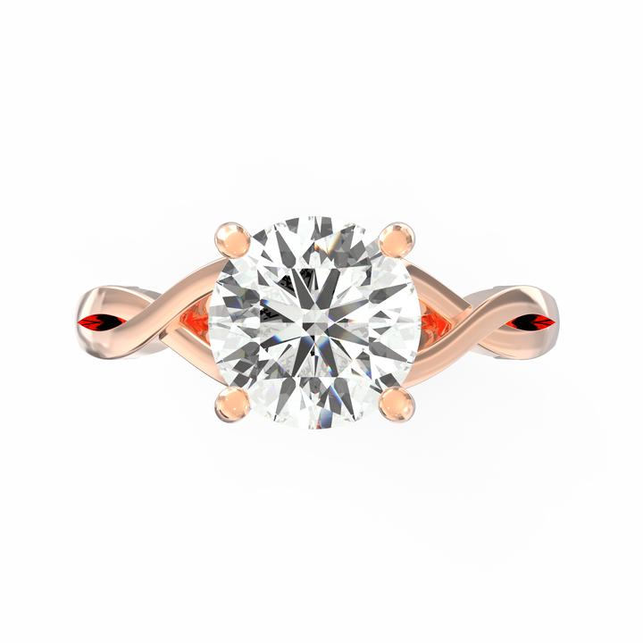 Infinite Serenity Solitaire Engagement / Proposal Band