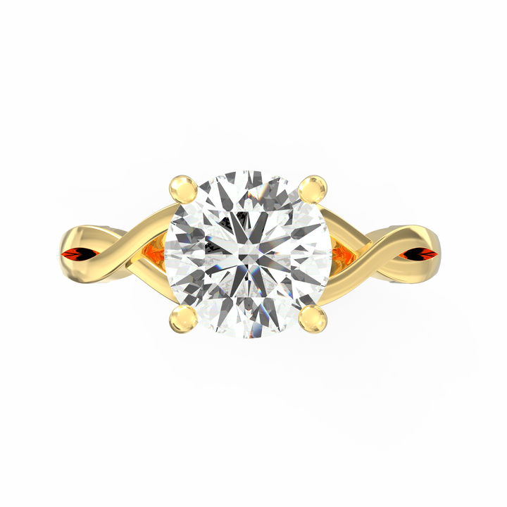 Infinite Serenity Solitaire Engagement / Proposal Band
