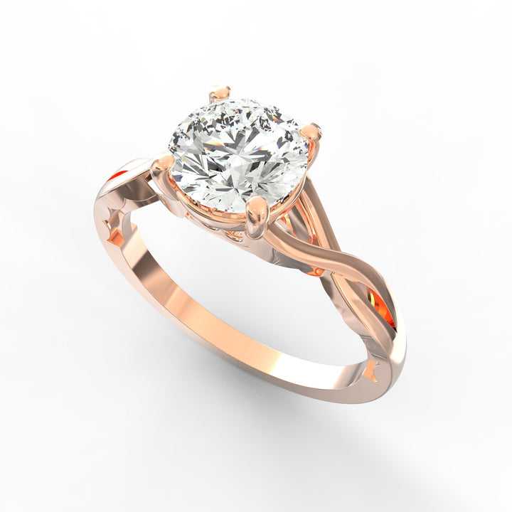 Infinite Serenity Solitaire Engagement / Proposal Band