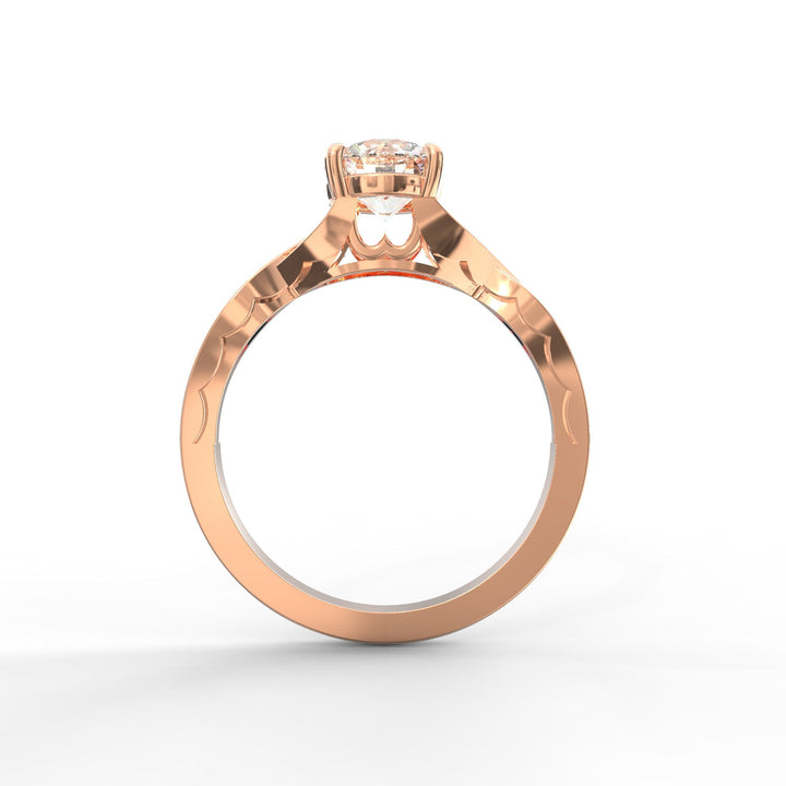 Infinite Serenity Solitaire Engagement / Proposal Band