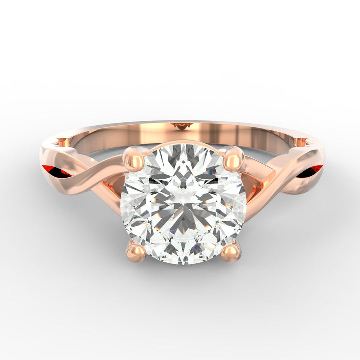 Infinite Serenity Solitaire Engagement / Proposal Band