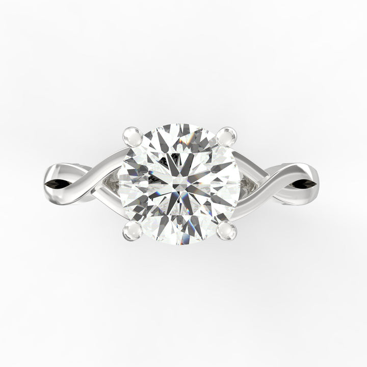 Infinite Serenity Solitaire Engagement / Proposal Band