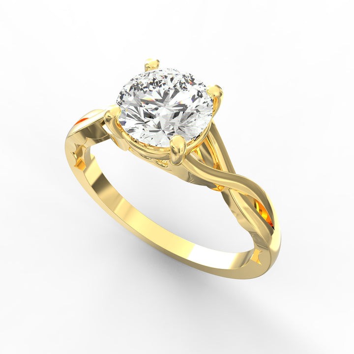Infinite Serenity Solitaire Engagement / Proposal Band