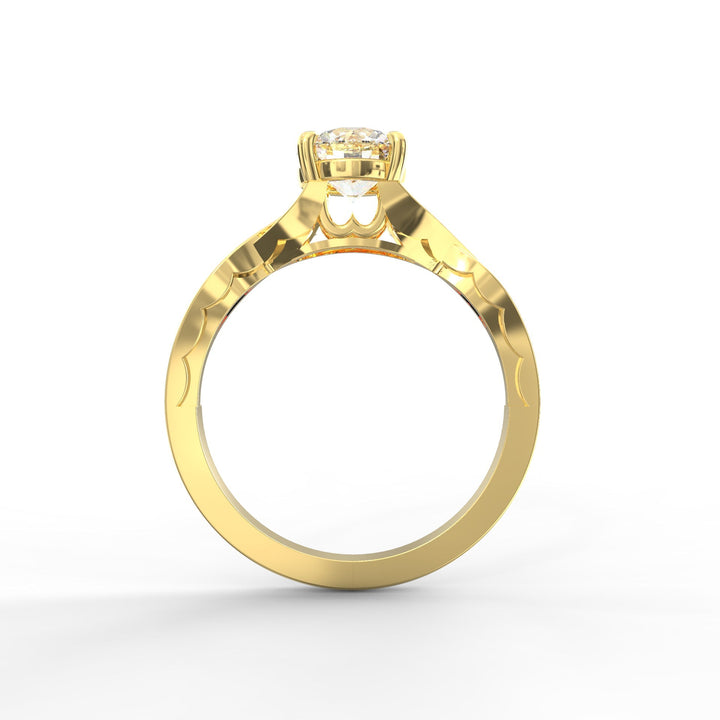 Infinite Serenity Solitaire Engagement / Proposal Band