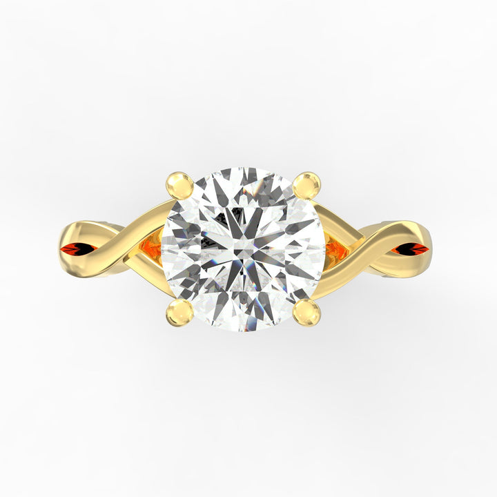 Infinite Serenity Solitaire Engagement / Proposal Band