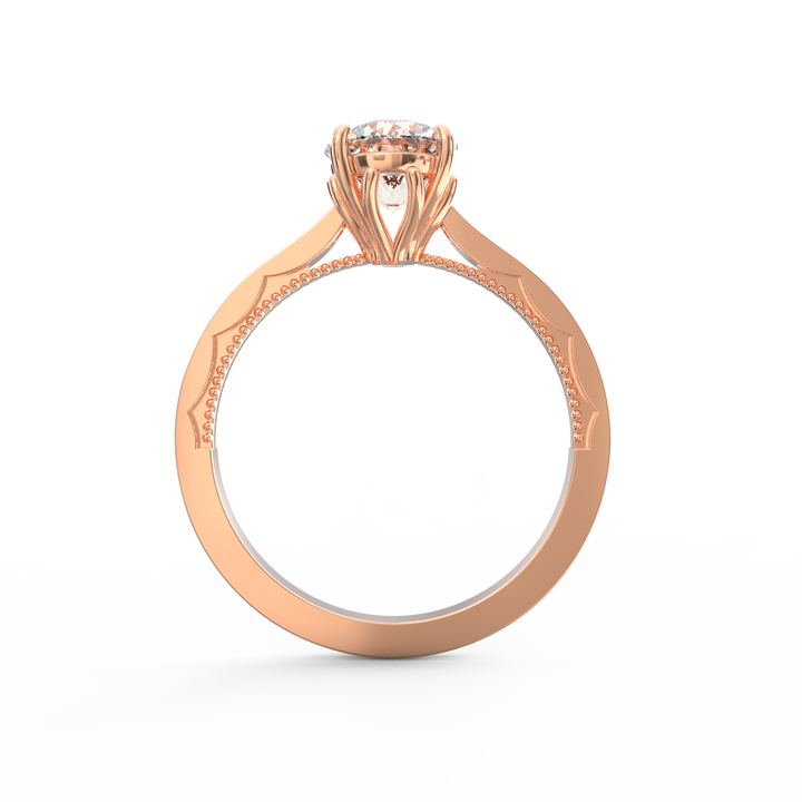 Glimmering Solemnity Solitaire Ring Proposal Ring