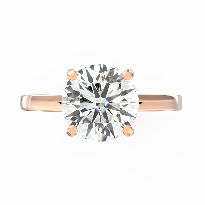 Glimmering Solemnity Solitaire Ring Proposal Ring