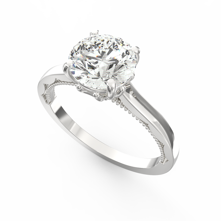 Glimmering Solemnity Solitaire Ring Proposal Ring
