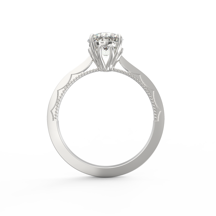 Glimmering Solemnity Solitaire Ring Proposal Ring